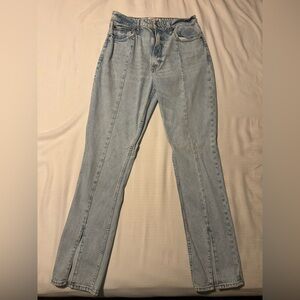 Abercrombie & Fitch High Rise Light Blue Jeans